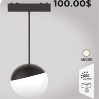 MAGNET SARKIT YARIM KÜRE ARMATÜR 6W 4000K 1